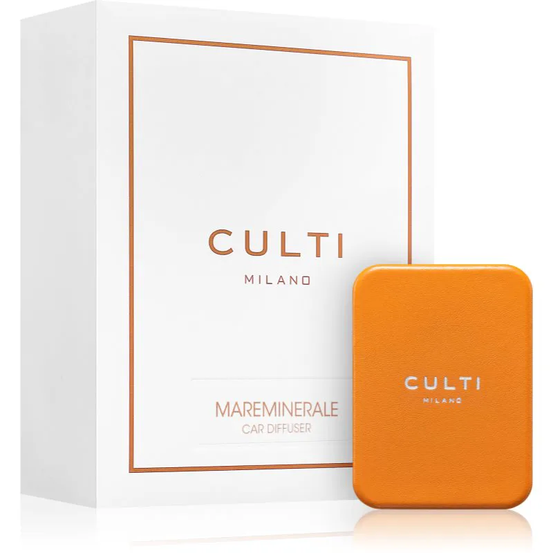 Culti Milano Car Diffuser Πορτοκαλί Mareminerale άρωμα για αυτοκίνητο + ανταλλακτικό για γέμιισμα 73x53 εκ