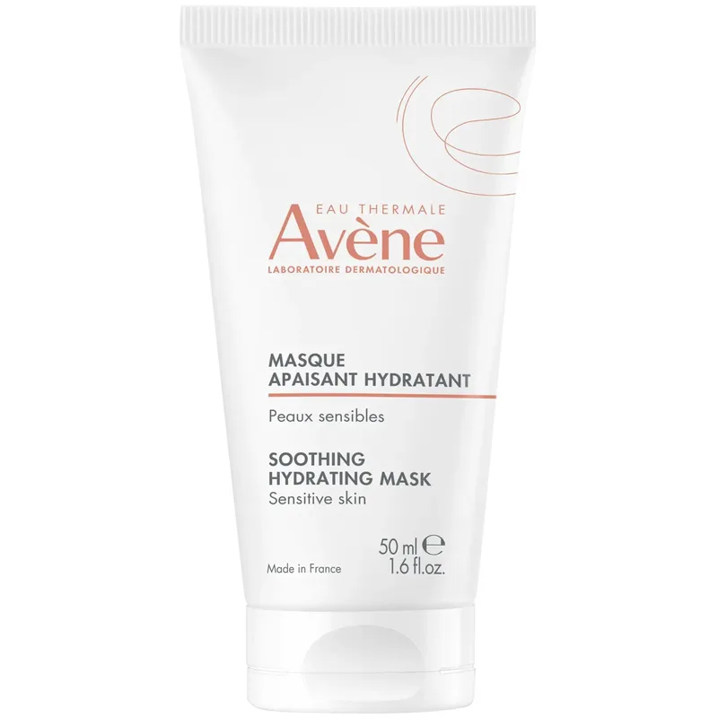 Avene Soothing Hydrating Mask Καταπραϋντική Μάσκα Προσώπου που Προσφέρει Λάμψη στο Κουρασμένο & Ευαίσθητο Δέρμα 50ml