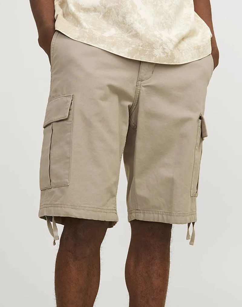 JACK&JONES JPSTCOLE BARKLEY CARGO SHORTS MID SN 12248685-Crockery Biege