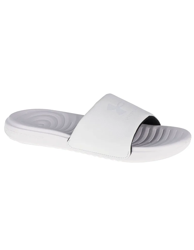 Under Armour Ansa Fixed Slides σε Λευκό Χρώμα 3023772-101