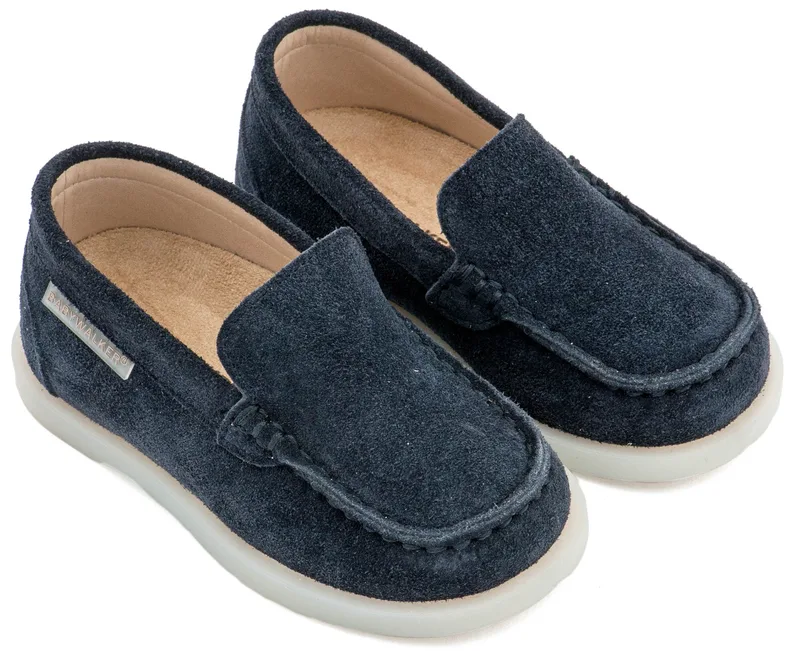Babywalker Βαπτιστικά Καστόρινο Loafer BW 4313 Μπλε