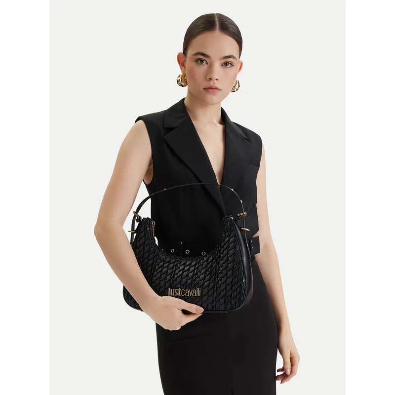 Τσάντα Just Cavalli 80RA4BG6 ZSD90 Μαύρο