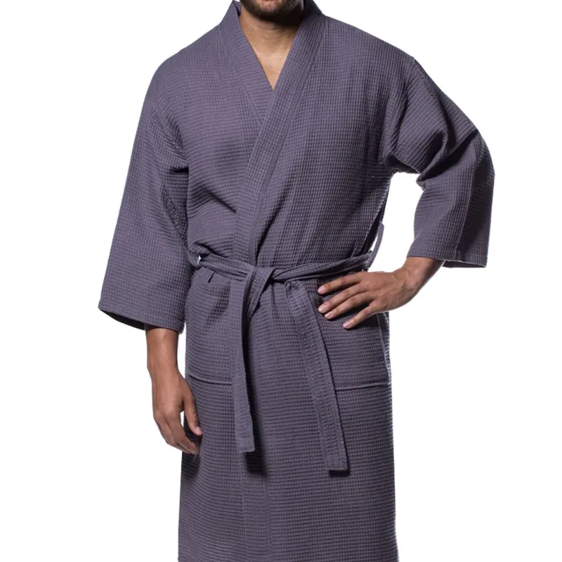 Μπουρνούζι Πικέ Ξενοδοχείου Dark Grey - X Large - Astron Italy