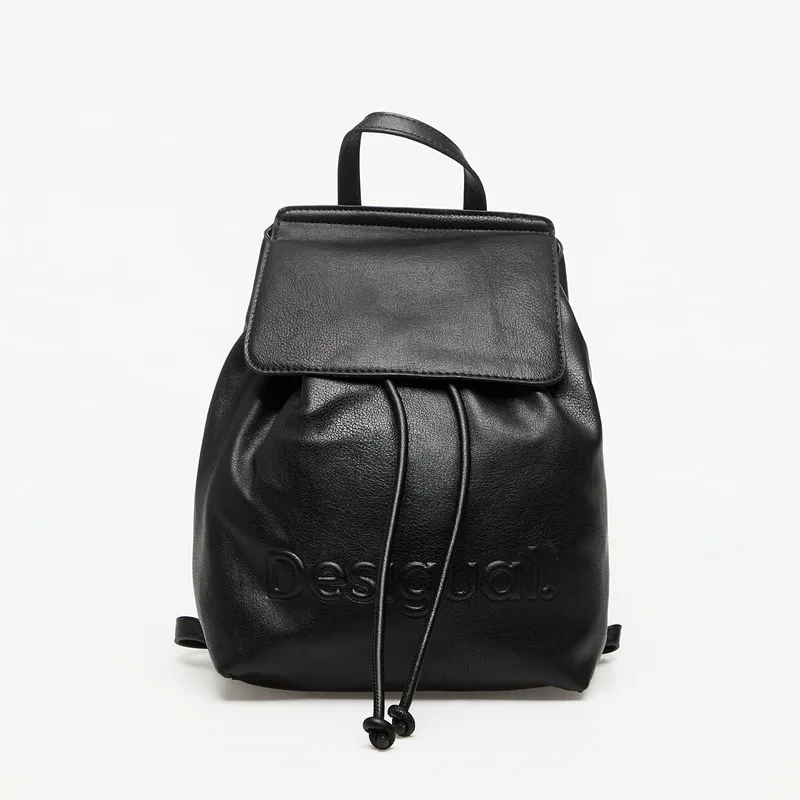 Σακίδιο πλάτης Desigual Back Half Logo Luena Mini Black Backpack Black Universal