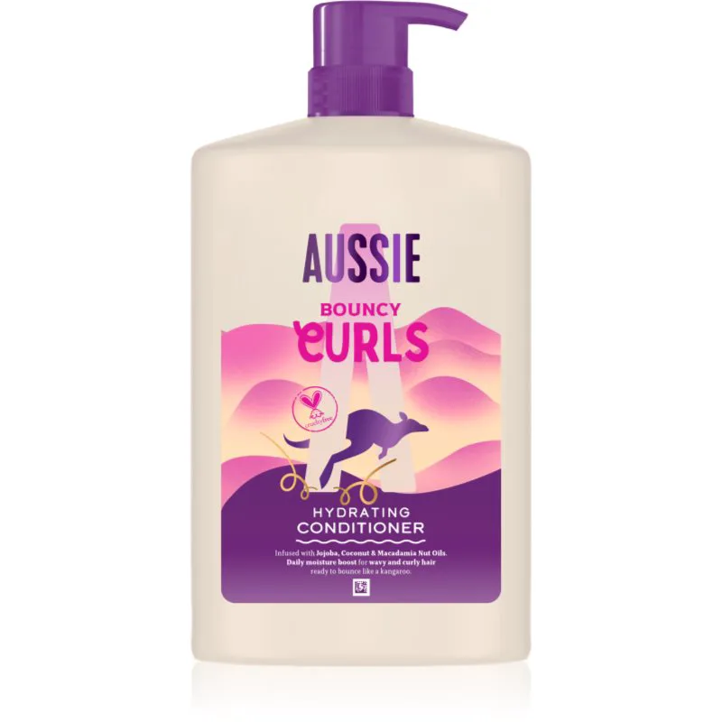 Aussie Bouncy Curls ενυδατικό μαλακτικό για σγουρά μαλλιά 1000 ml