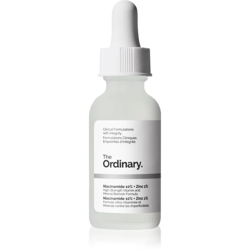 The Ordinary Niacinamide 10% + Zinc 1% ορός προσώπου για λάμψη 30 ml