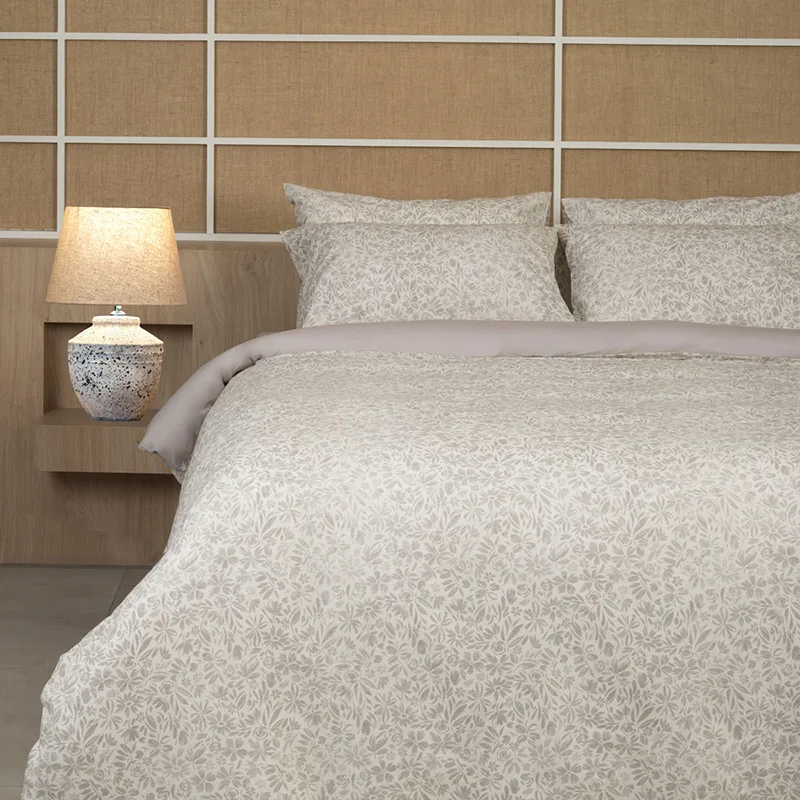 Σεντόνια King Size (Σετ) 260X270 Sunshine Cotton Feelings 2070 Μπεζ Χωρίς Λάστιχο (260x270)