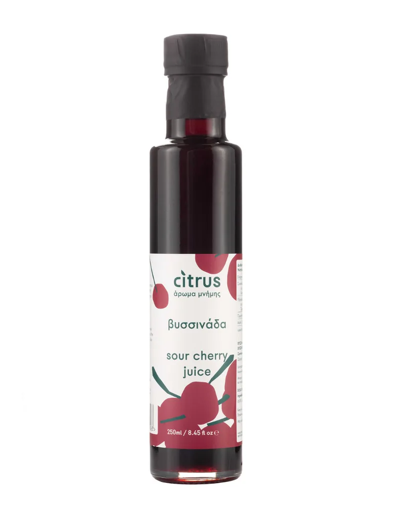 Παραδοσιακός χυμός βυσσινάδας, Χίου "Citrus" 250ml>