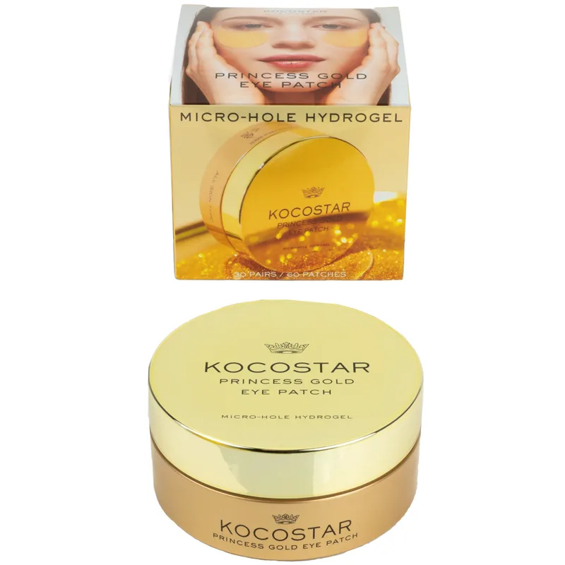 Kocostar Princess Χρυσό Hydrogel Eye Patch Επιθέματα Υδρογέλης για Εντατική Ενυδάτωση της Περιοχής των Ματιών 30 Ζευγάρια