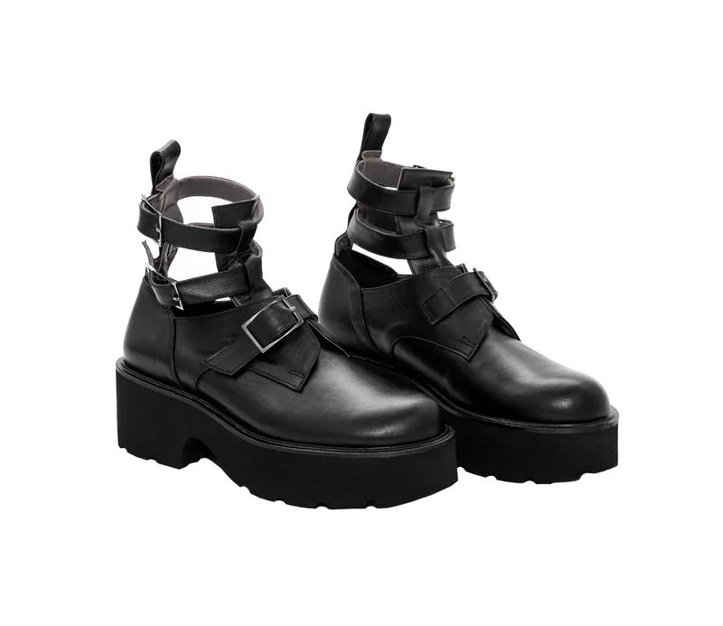 Δερμάτινα Μποτάκια Ankle Boots Art 3fw40