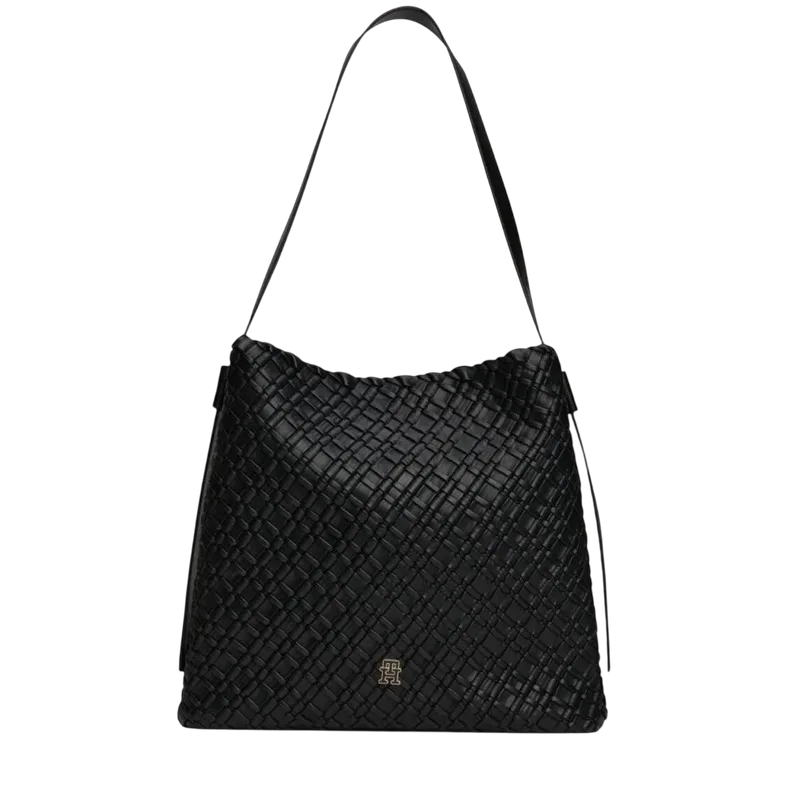 Γυναικεία TH Monogram Τσάντα Μαύρη Tommy Hilfiger AW0AW18161-BDS