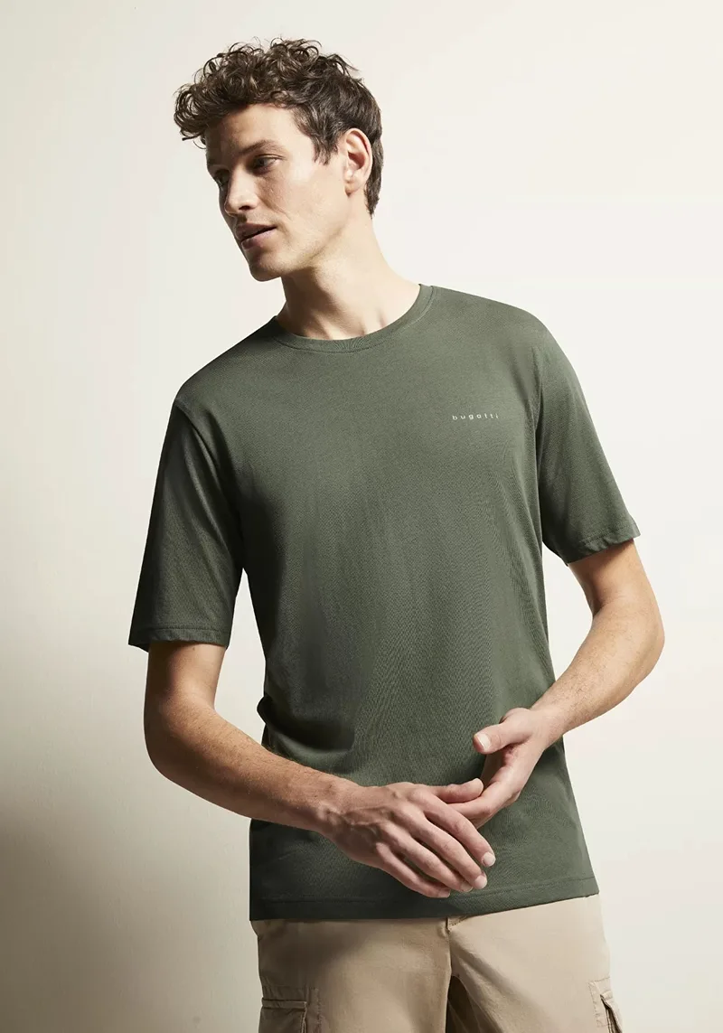 Bugatti T Shirt της σειράς Basic - 8350 55040A 140 Moss