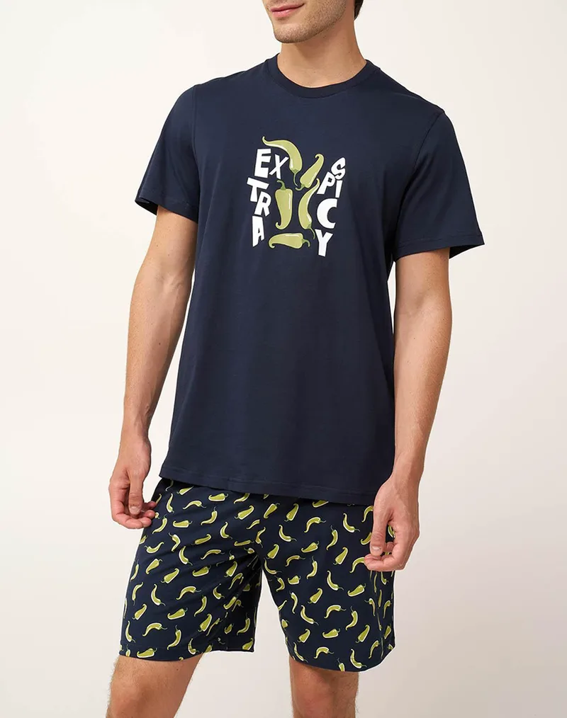 VAMP ΠΥΖΑΜΑ 24650-180 DarkBlue