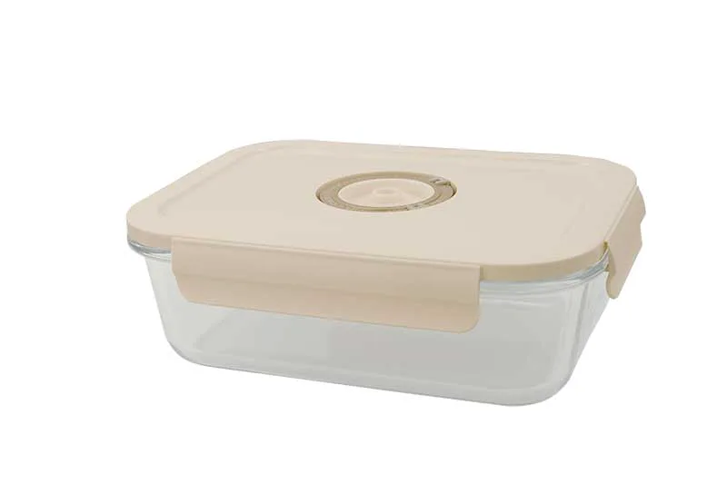 Φαγητοδοχείο Γυάλινο 1400ml-23x17,7x7,5εκ. Perla Giostyle 50-5198003 - Gio Style - 50-5198003