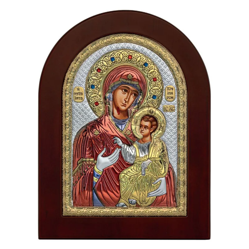 Ασημένια Εικόνα Παναγία η Πορταΐτισσα MA-E1134-X-C