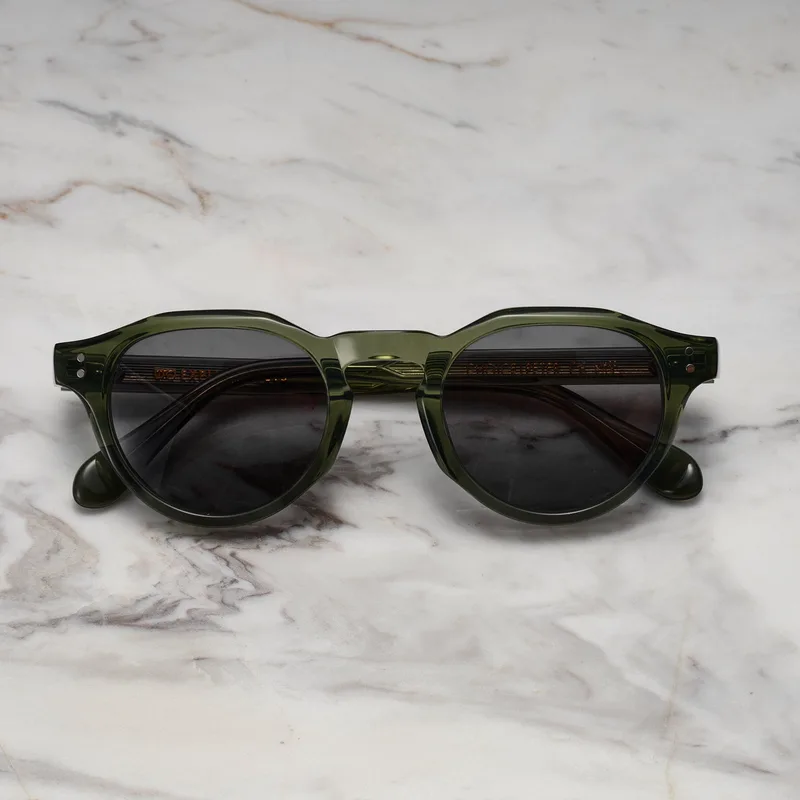 PETER A5EP9 - PETER - GREEN - GRAY Sunglasses | Green | Gray Shades | Explicit Poets Sunglasses