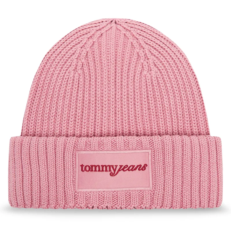 Σκούφος Tommy Jeans Script AW0AW17909 Ροζ