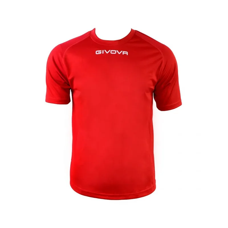 Givova One Ανδρικό Αθλητικό T-shirt Κοντομάνικο Κόκκινο MAC01-0012