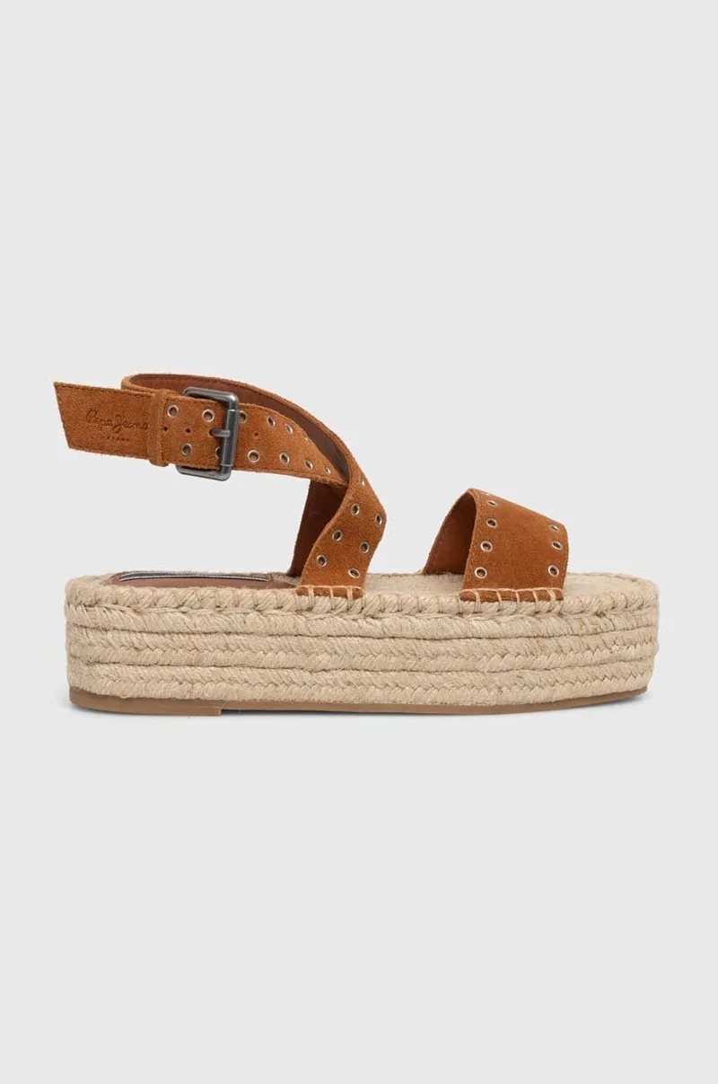 Πέδιλα σουέτ Pepe Jeans PLS90657