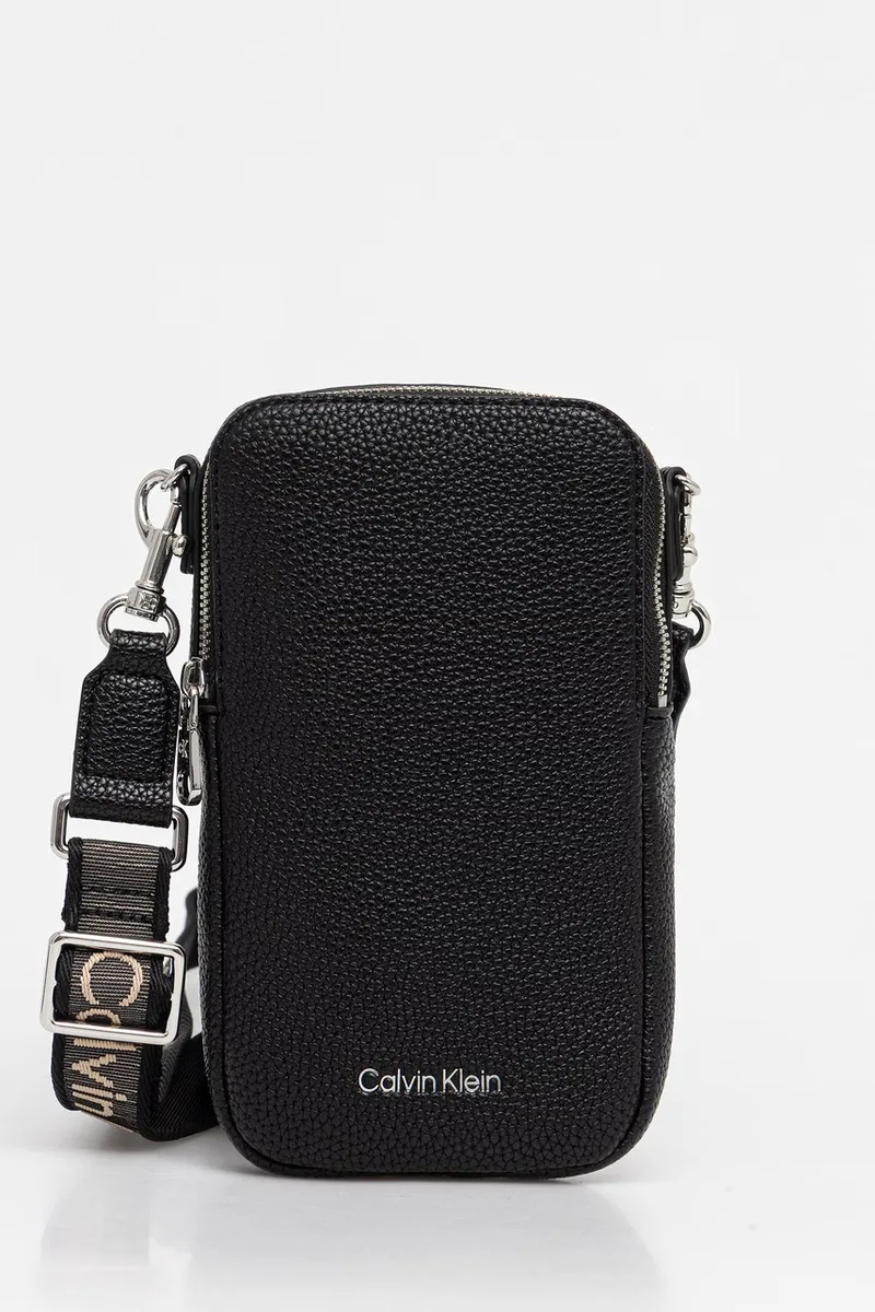 Calvin Klein θήκη για τηλέφωνο γυναικεία από απομίμηση δέρματος