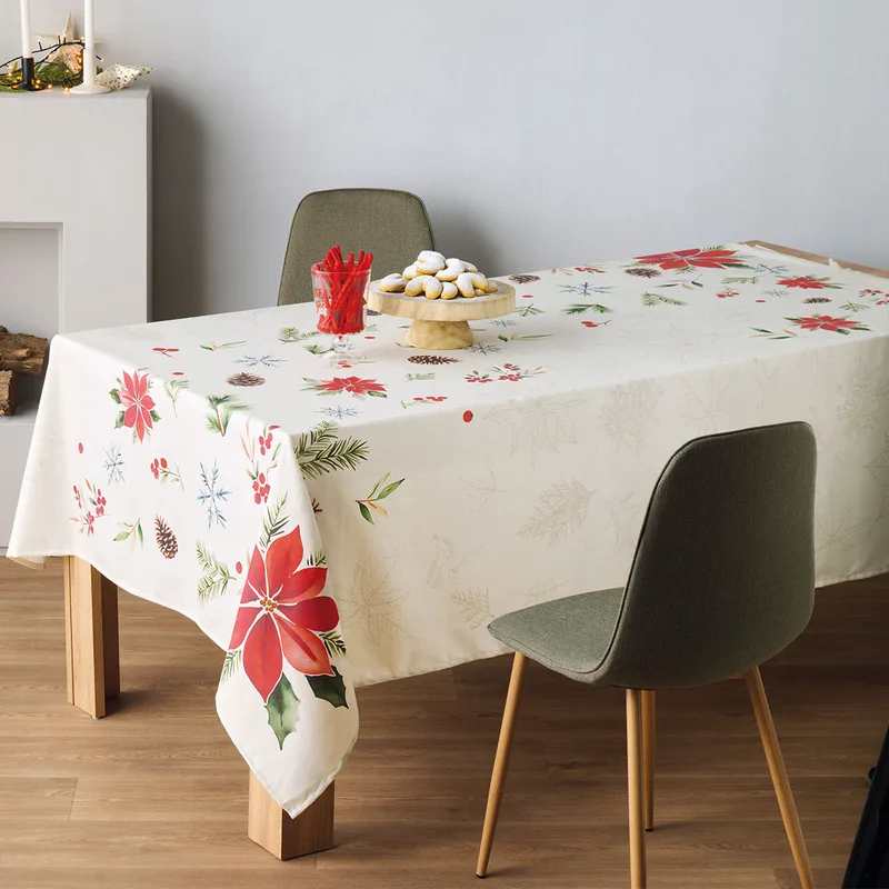 Χριστουγεννιάτικο Τραπεζομάντηλο (160x280) Kentia Loft Snow 254