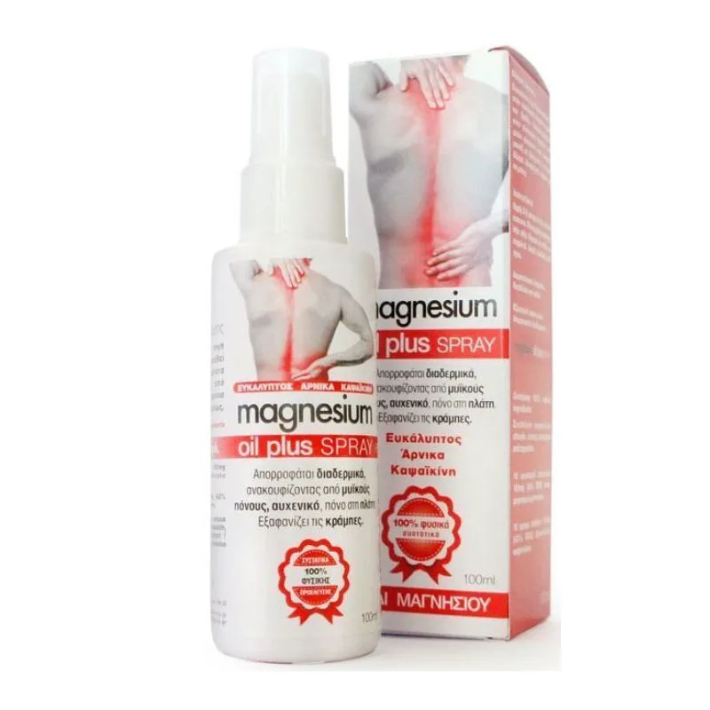 BIOPLUS Magnesium Oil Spray Plus Για Μυϊκούς Πόνους 100ml