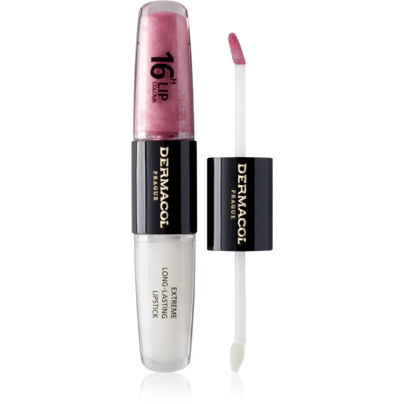Dermacol 16H Lip Colour μακράς διαρκείας κραγιόν και λιπ γκλος απόχρωση 11 Soft Heart 2x4 ml
