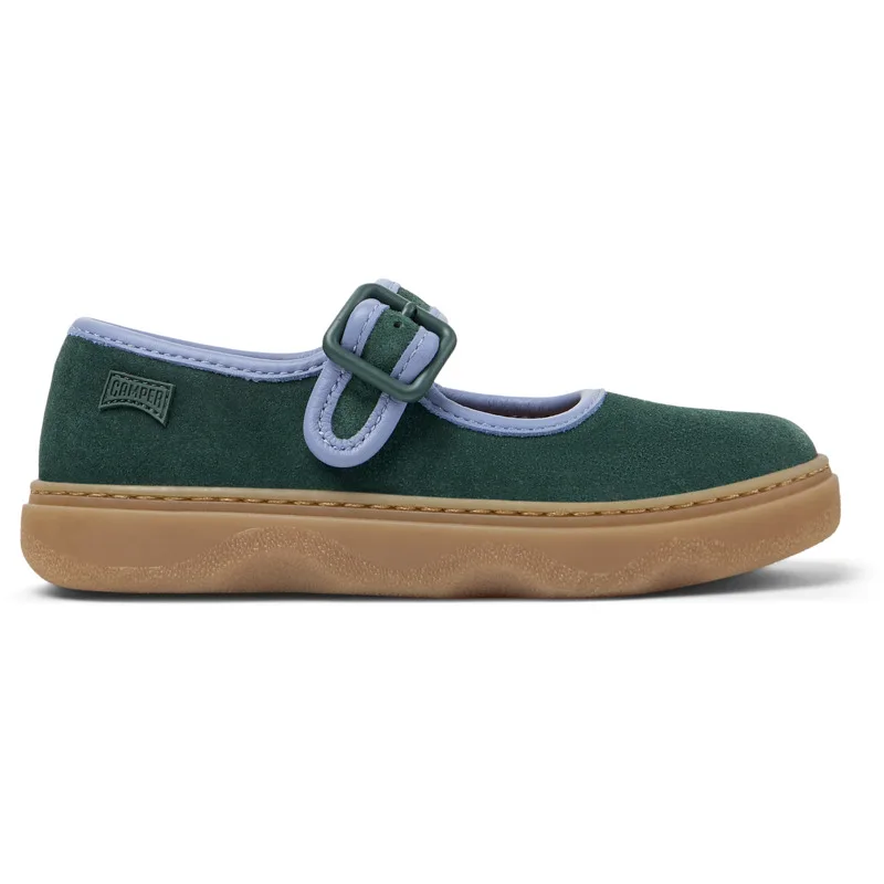 CAMPER Kiddo - Smart casual παπουτσια Για Κορίτσια - Πράσινο, Μέγεθος 37, Smooth leather