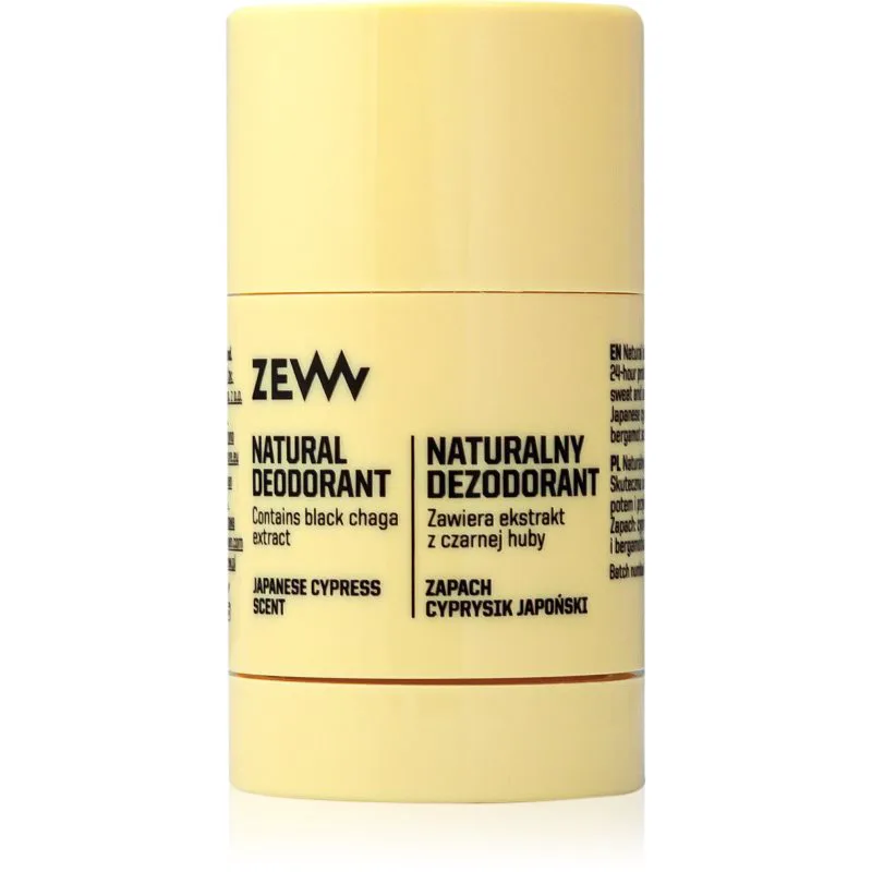 Zew For Men Natural Deodorant αποσμητικό σε στικ 80 ml