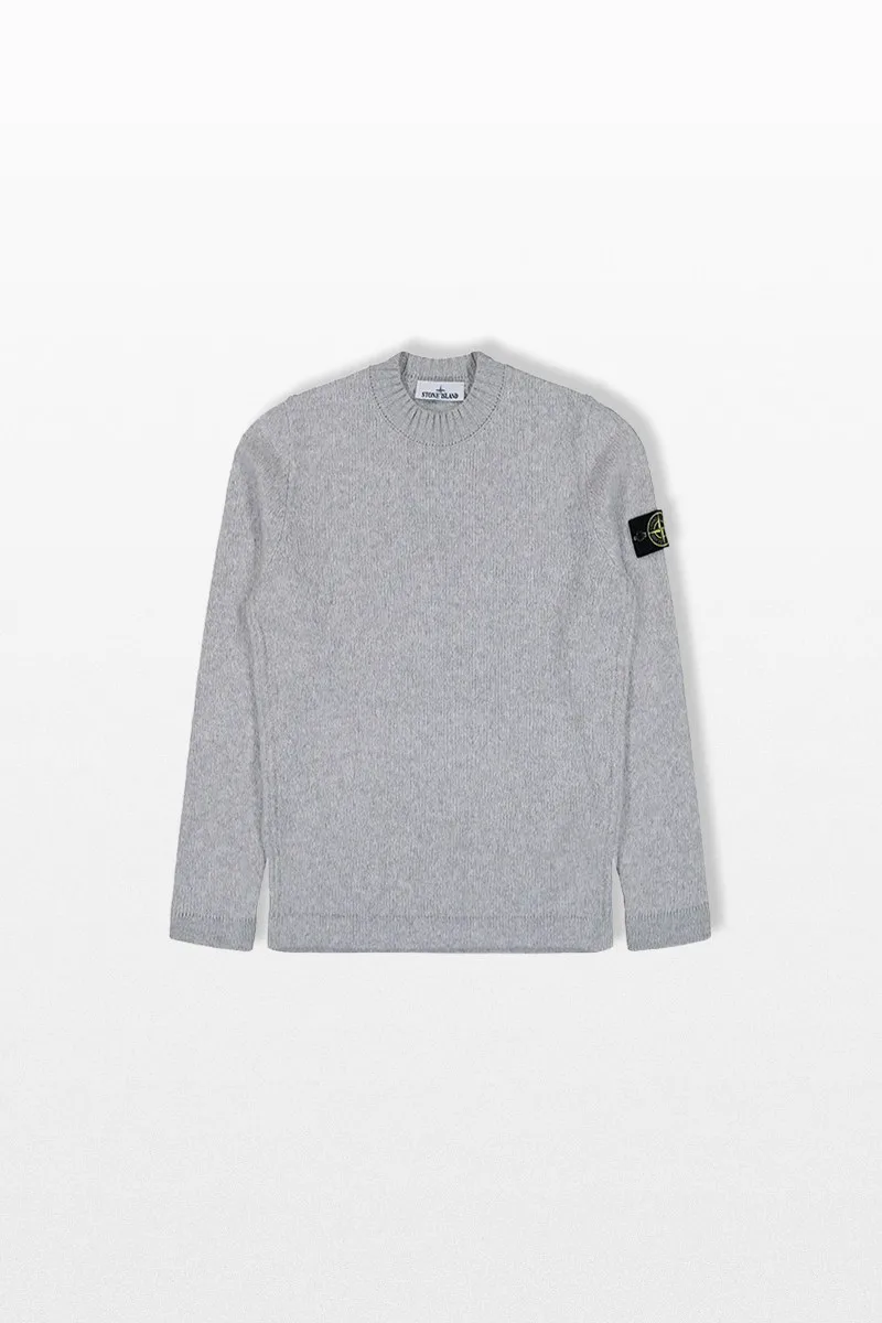 STONE ISLAND Ανδρικό Γκρι Fancy Yarn Crewneck Jumper