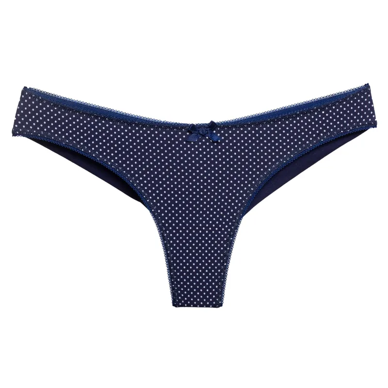 Brazilian Slip βαμβακερό | 662 ΜΠΛΕ ΣΚΟΥΡΟ