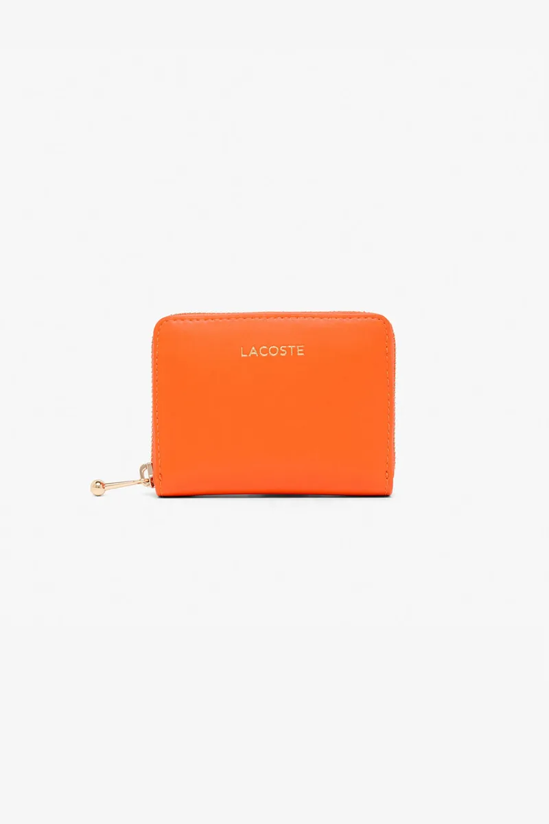 Lacoste γυναικείο πορτοφόλι με λογότυπο "Small Casual" - NF5178AU Πορτοκαλί