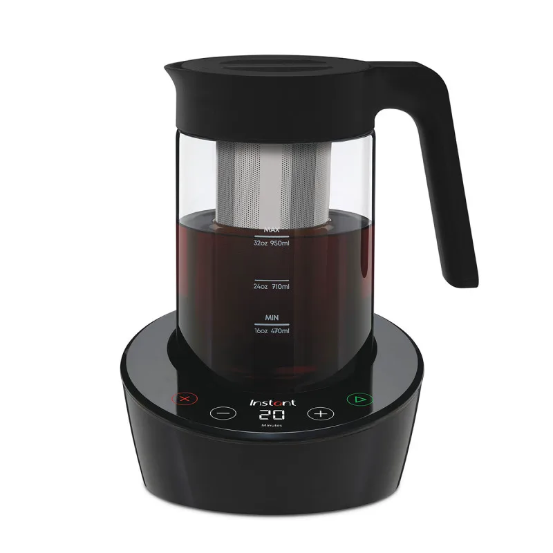 Instant Pot Cold Brewer 140624501EU, 600W, 950 ml, FlashExtract, 5 έως 30 λεπτά εκχύλισης, οθόνη αφής, χωρίς BPA/PFOA/PTFE, Μαύρο