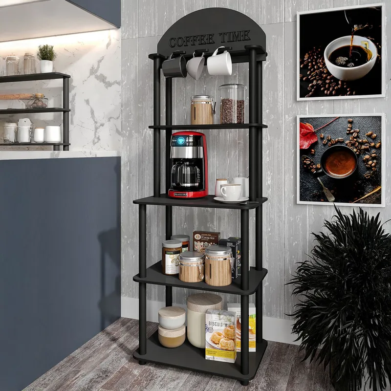Τραπεζάκι Stand Lungo - Black 282Ptr1310 (50x140x30 cm)