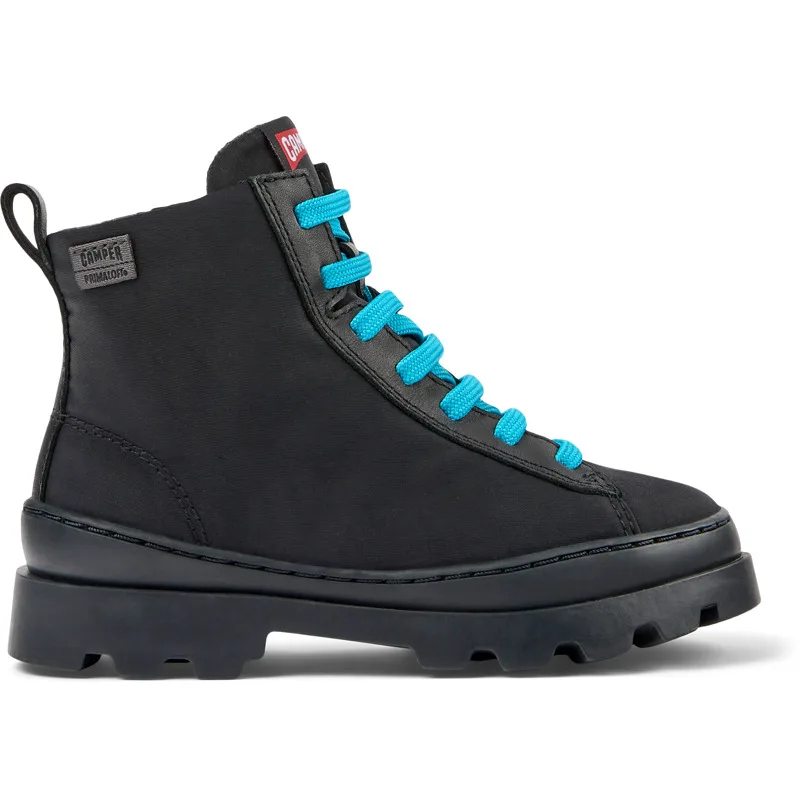 CAMPER Brutus - Μπότες Για Κορίτσια - Μαύρο, Μέγεθος 31, Cotton fabric/Smooth leather