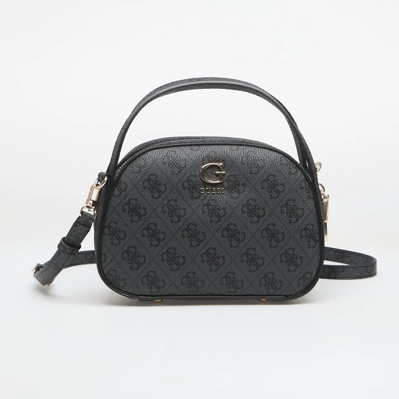 Guess Coleen Logo Top Zip Crossbody Grey Universal