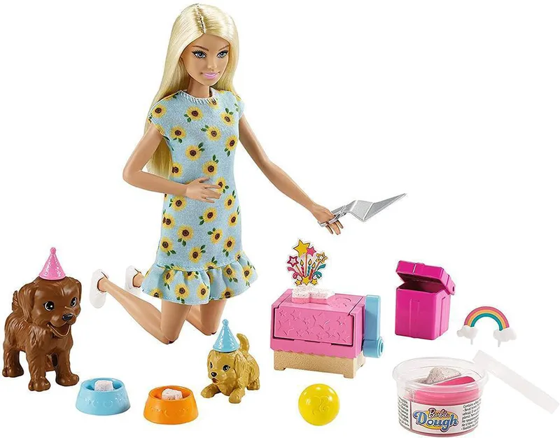 BARBIE ΚΑΙ ΣΚΥΛΑΚΙΑ ΠΑΡΤΙ ΓΕΝΕΘΛΙΩΝ (GXV75)