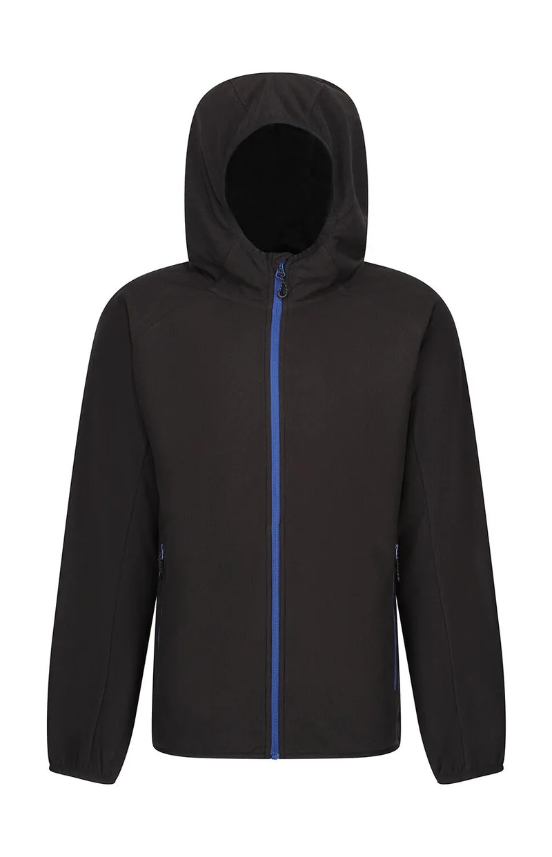 Navigate Zip Hoodie Fleece Regatta TRF690 Black/New Royal