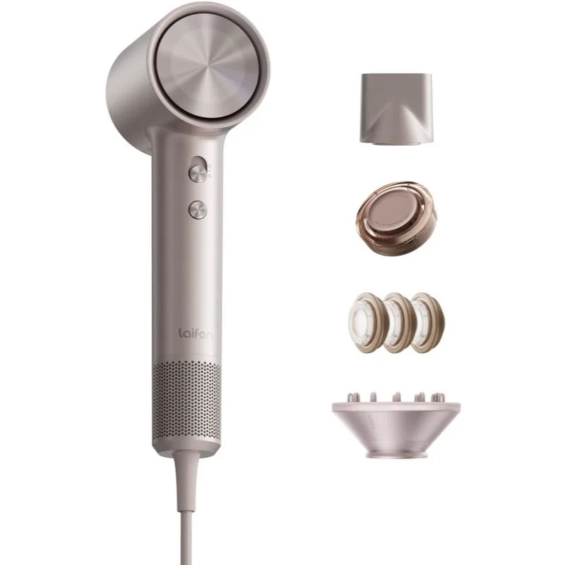 Laifen Swift 4 Polished Platinum πολύ ισχυρό πιστολάκι ιονισμού για τα μαλλιά Χρυσό 1 τμχ