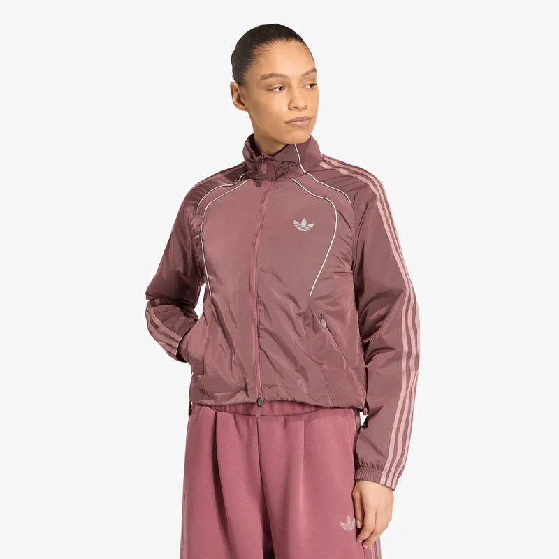 Μπουφάν adidas Teamgeist Tracktop Quiet Crimson/ Reflective Silver/ Wonder Oxide M