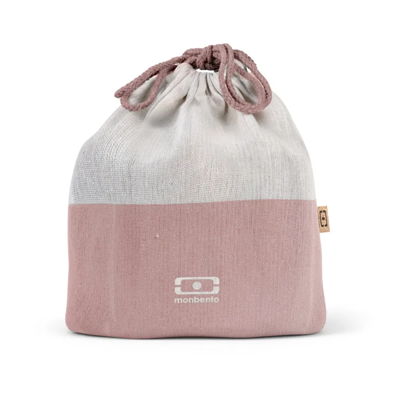 Τσάντα για Δοχείο Φαγητού Monbento MB Pochette Large - Natural Flamingo