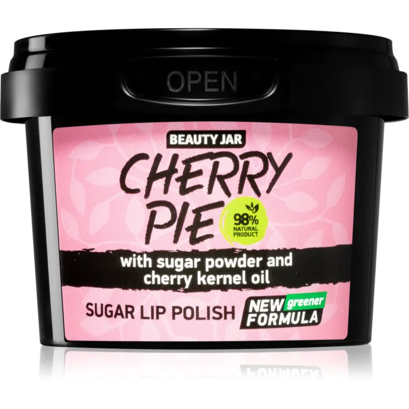 Beauty Jar Cherry Pie Απολεπιστικό ζάχαρης για τα χείλη 120 γρ