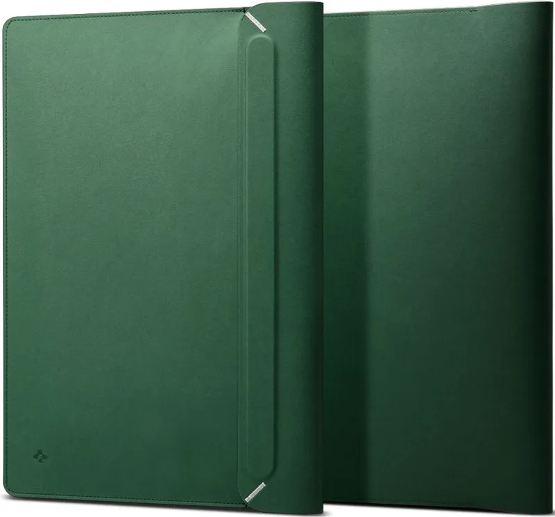 Spigen Laptop Pouch Valentinus 16 - Eco-Leather Θήκη για Laptop έως 15-16" - JeJu Green (AFA06420)