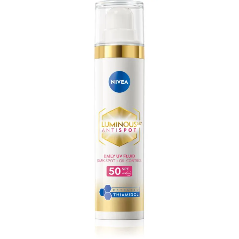 NIVEA Luminous κρέμα ημέρας κατά των χρωστικών κηλίδων SPF 50 40 ml