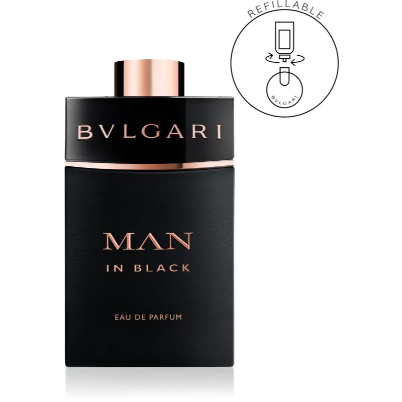 BVLGARI Bvlgari Man In Black Eau de Parfum επαναπληρώσιμο για άντρες 150 ml