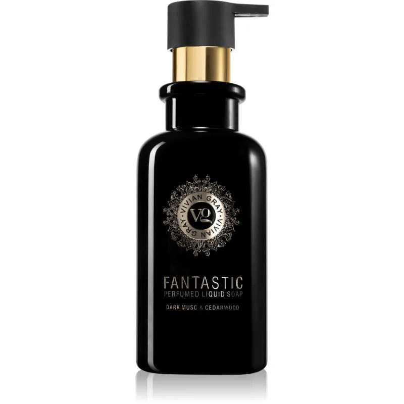 Vivian Gray Fantastic Dark Musk & Cedarwood αρωματισμένο σαπούνι για τα χέρια 300 ml