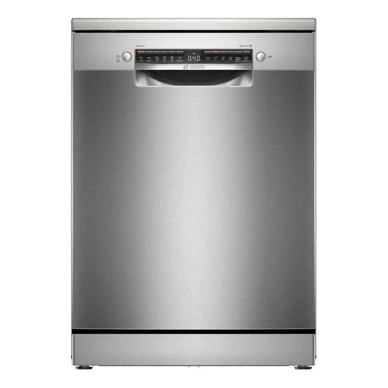 Bosch SMS4HVI00E Ελεύθερο Πλυντήριο Πιάτων για 14 Σερβίτσια Π60xY85εκ. Inox SMS4HVI00E