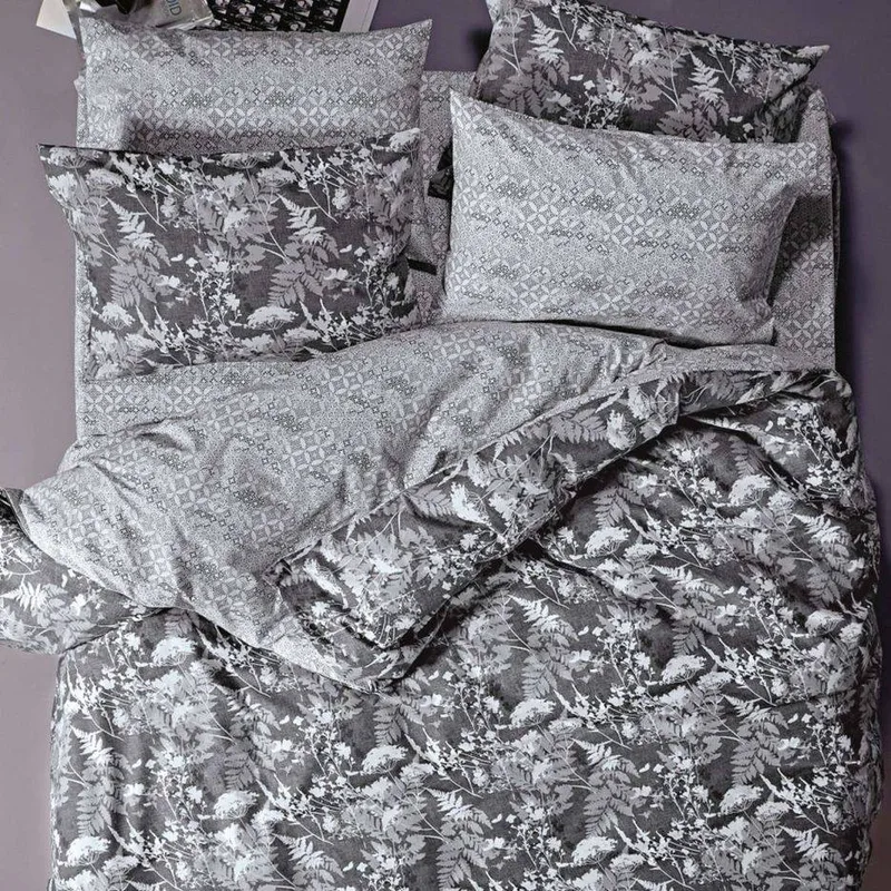 ΠΑΠΛΩΜΑ ΥΠΕΡΔΙΠΛΟ ΚΕΝΤΙΑ HOPE 24 ECRU-GREY 220X240CM