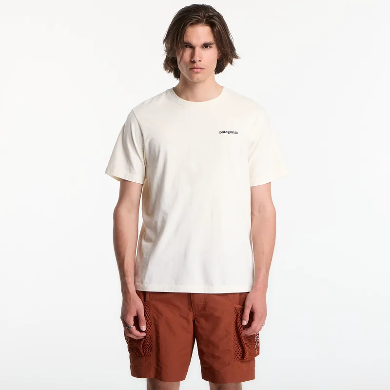 T-shirt Patagonia M'S P-6 Logo T-Shirt Undyed Natural M