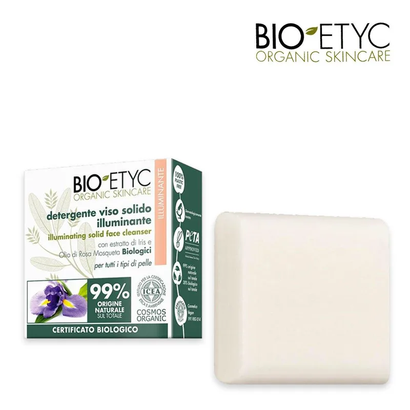Bioetyc organic solid face cleanser 75 gr